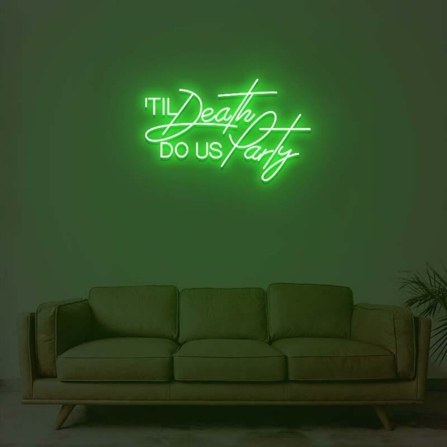 Til Death Do Us Party Led Neon Sign | Shineneon