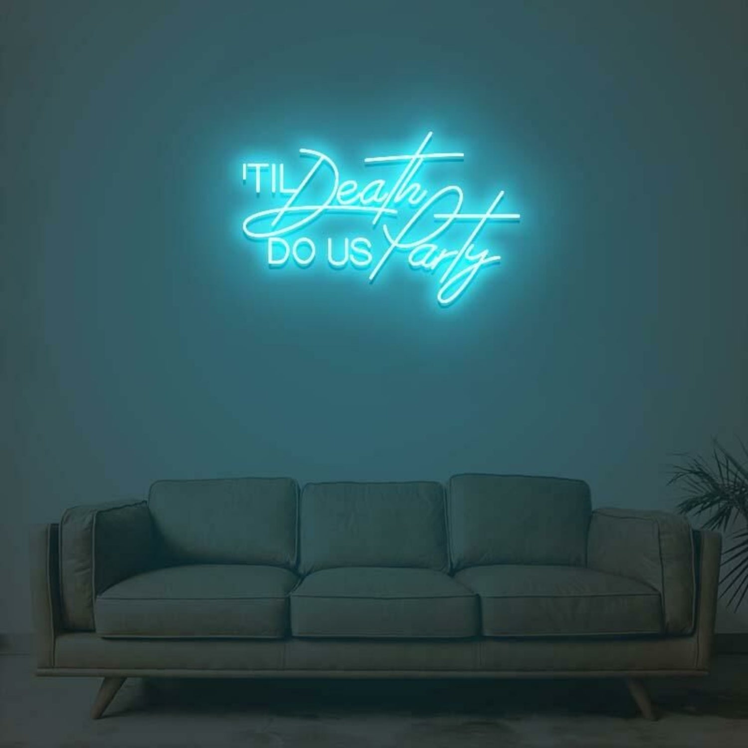 Til Death Do Us Party Led Neon Sign | Shineneon
