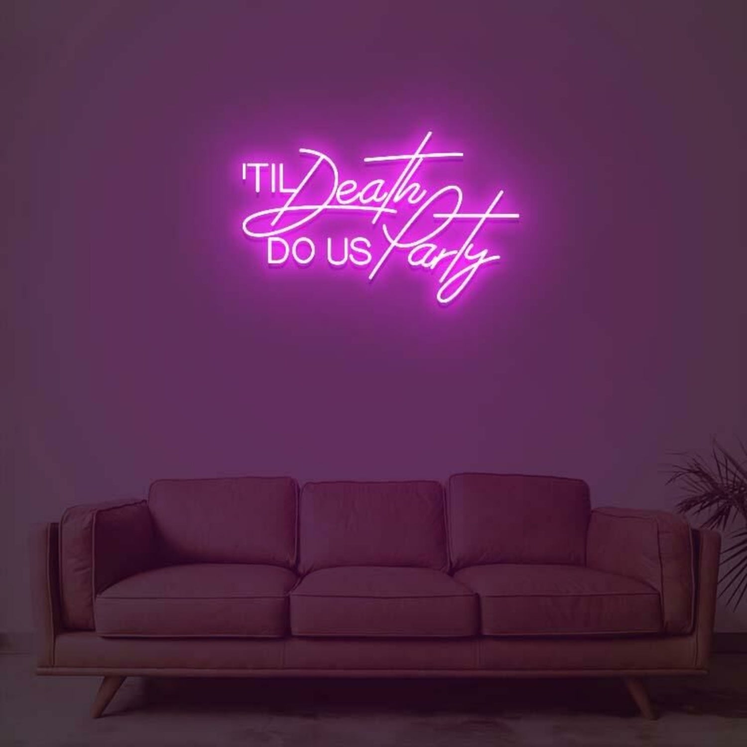 Til Death Do Us Party Led Neon Sign | Shineneon