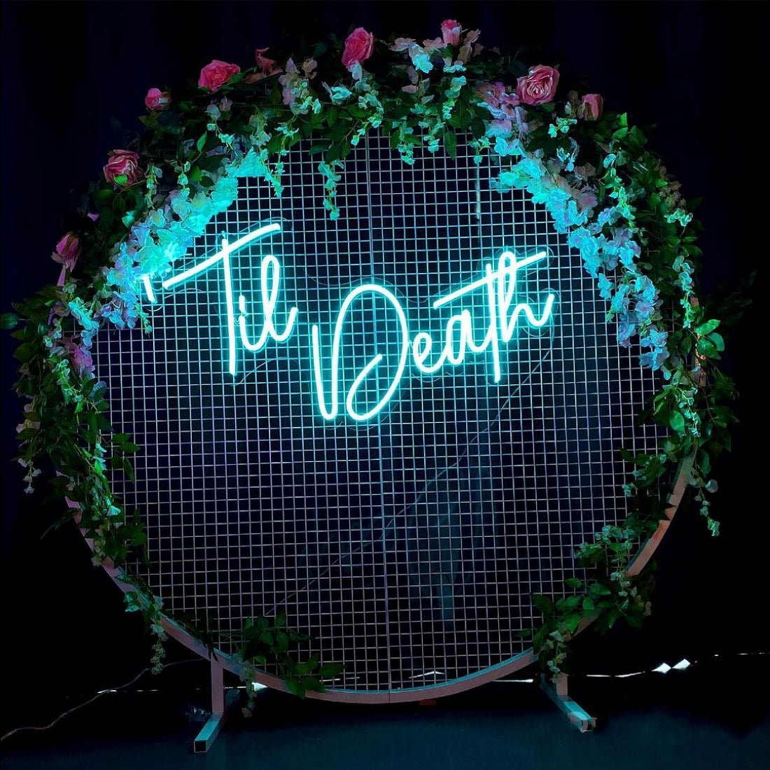 Til Death Led Sign Business Neon Signs Wall Art Decor - Shineneon