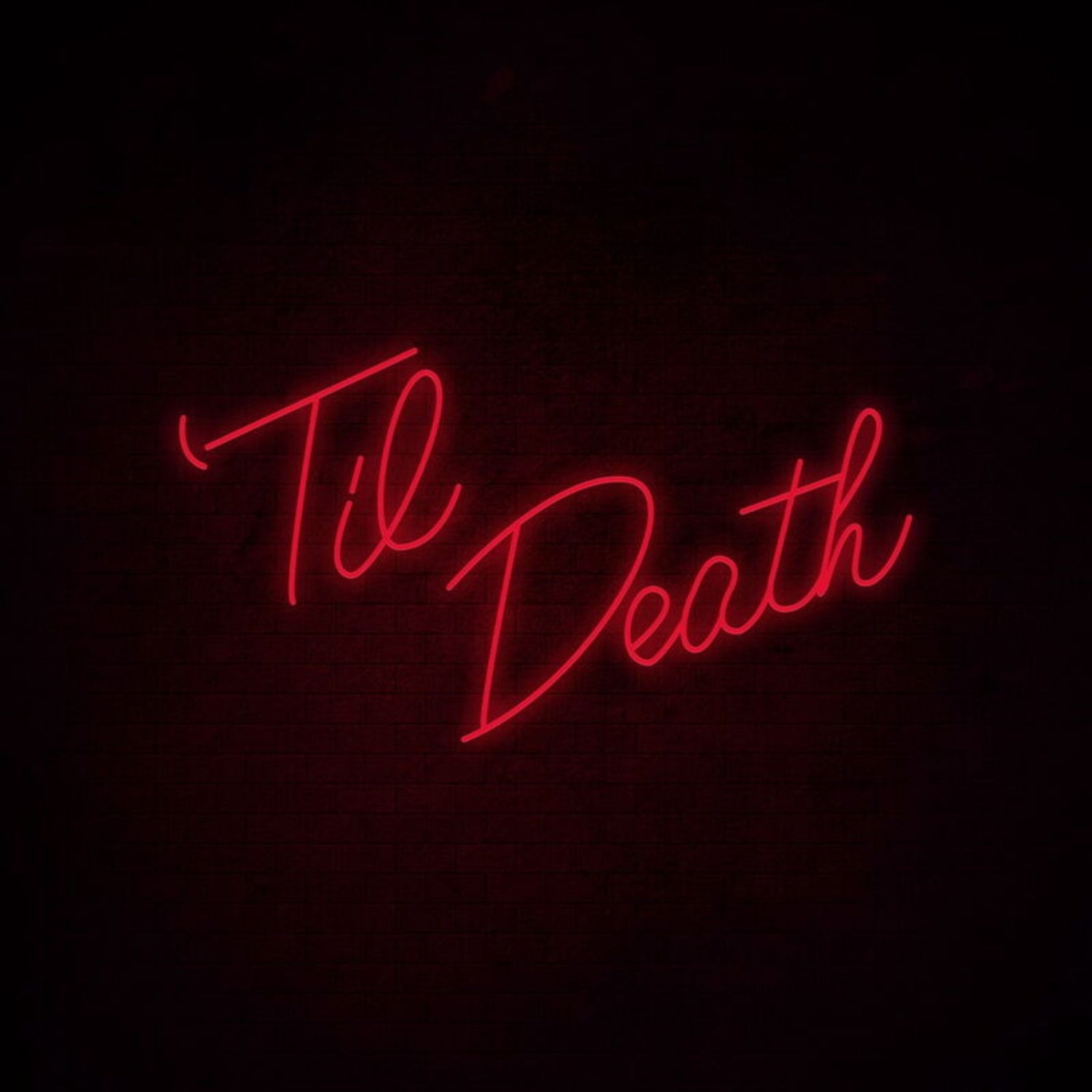 Til Death Neon Sign For Wedding Venues And Romantic Settings | Shineneon