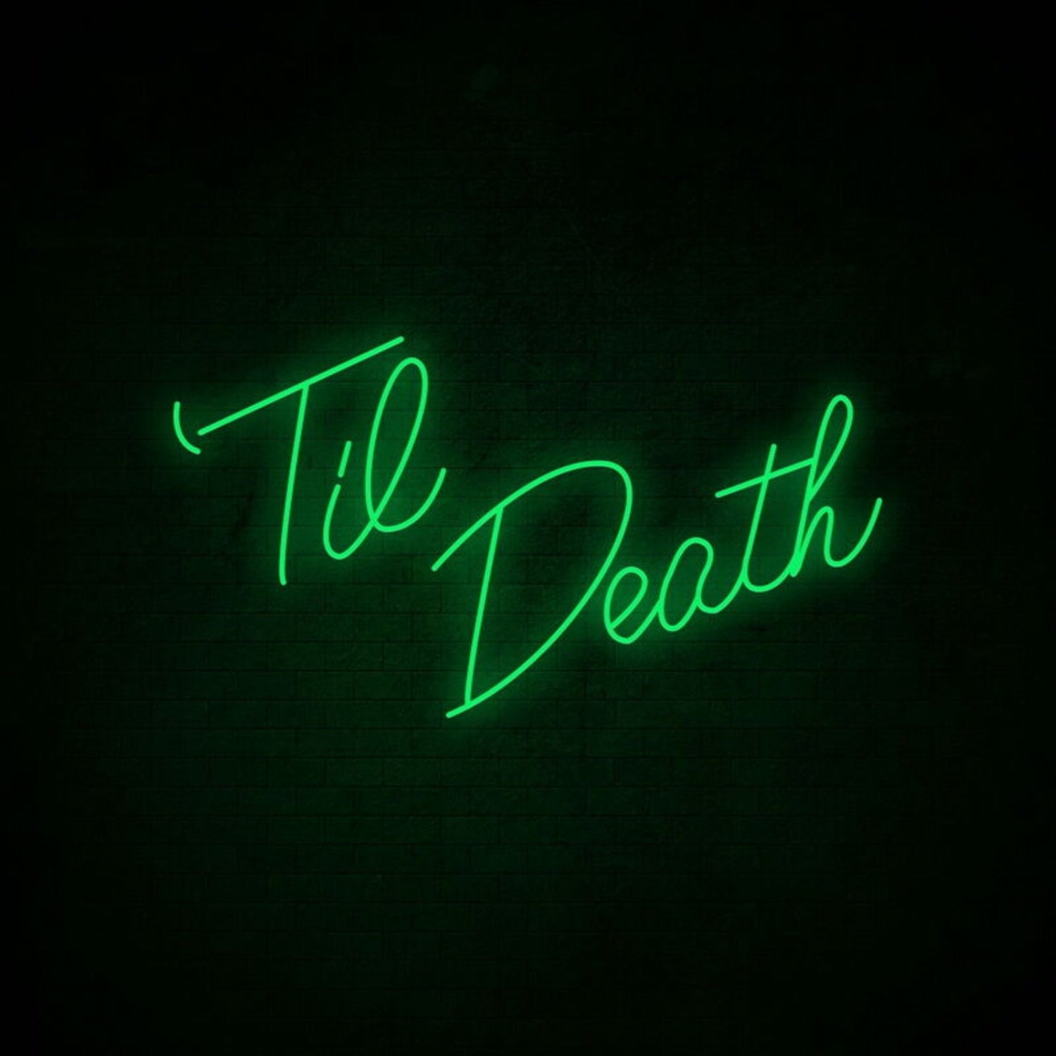 Til Death Neon Sign For Wedding Venues And Romantic Settings | Shineneon