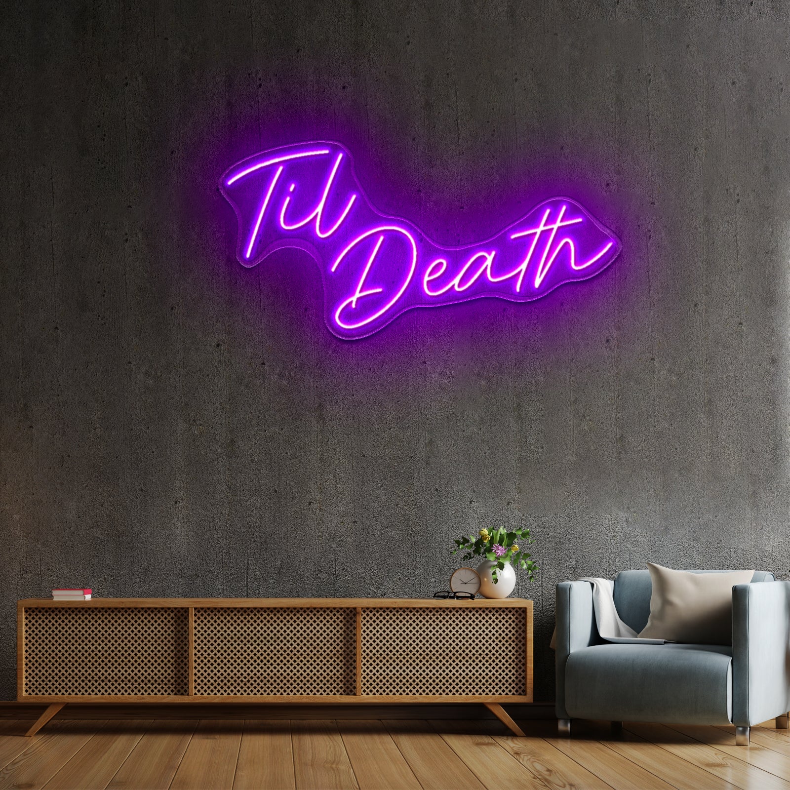 Til Death Wedding Neon Signs