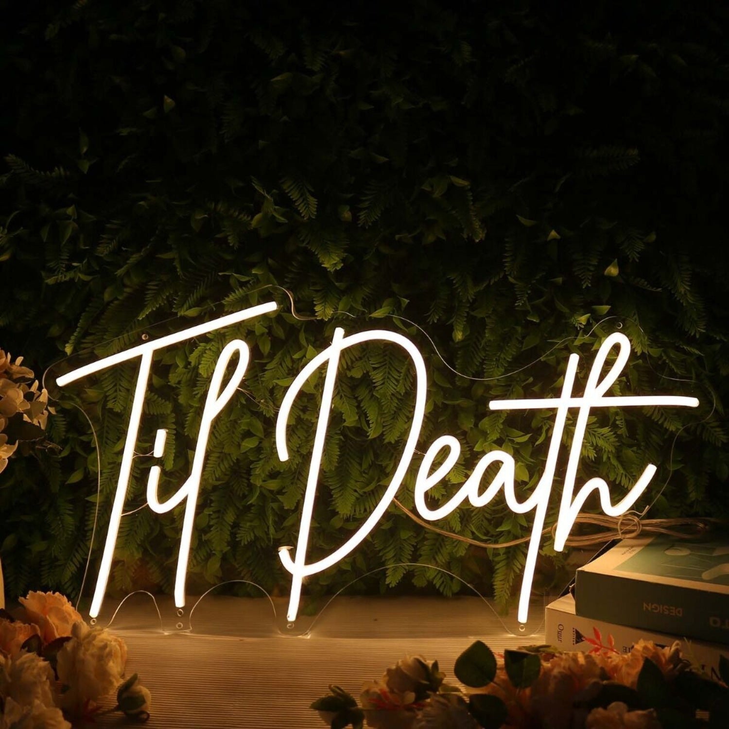 Til Death Yellow Custom Led Neon Sign - Shineneon