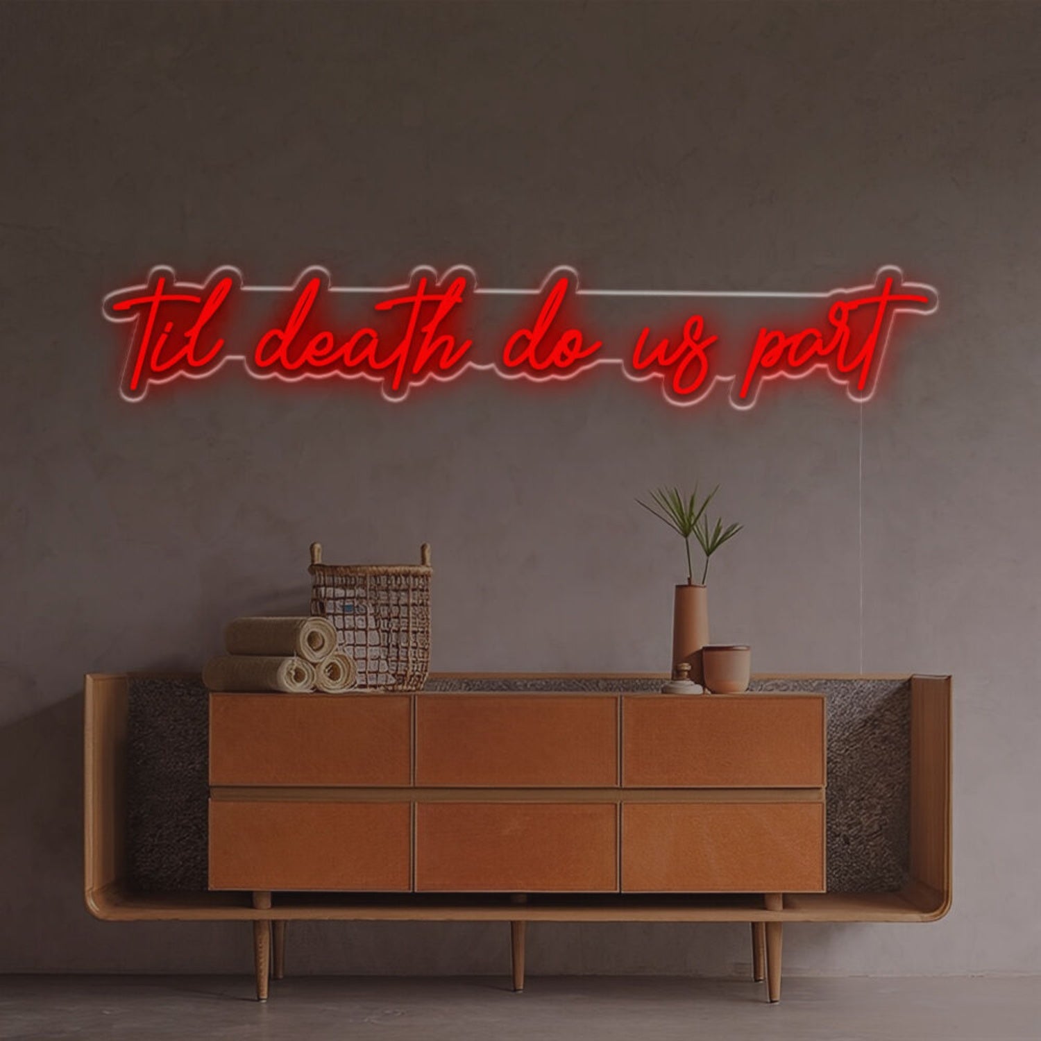 Till Death Do Us Part Led Neon Sign | Shineneon