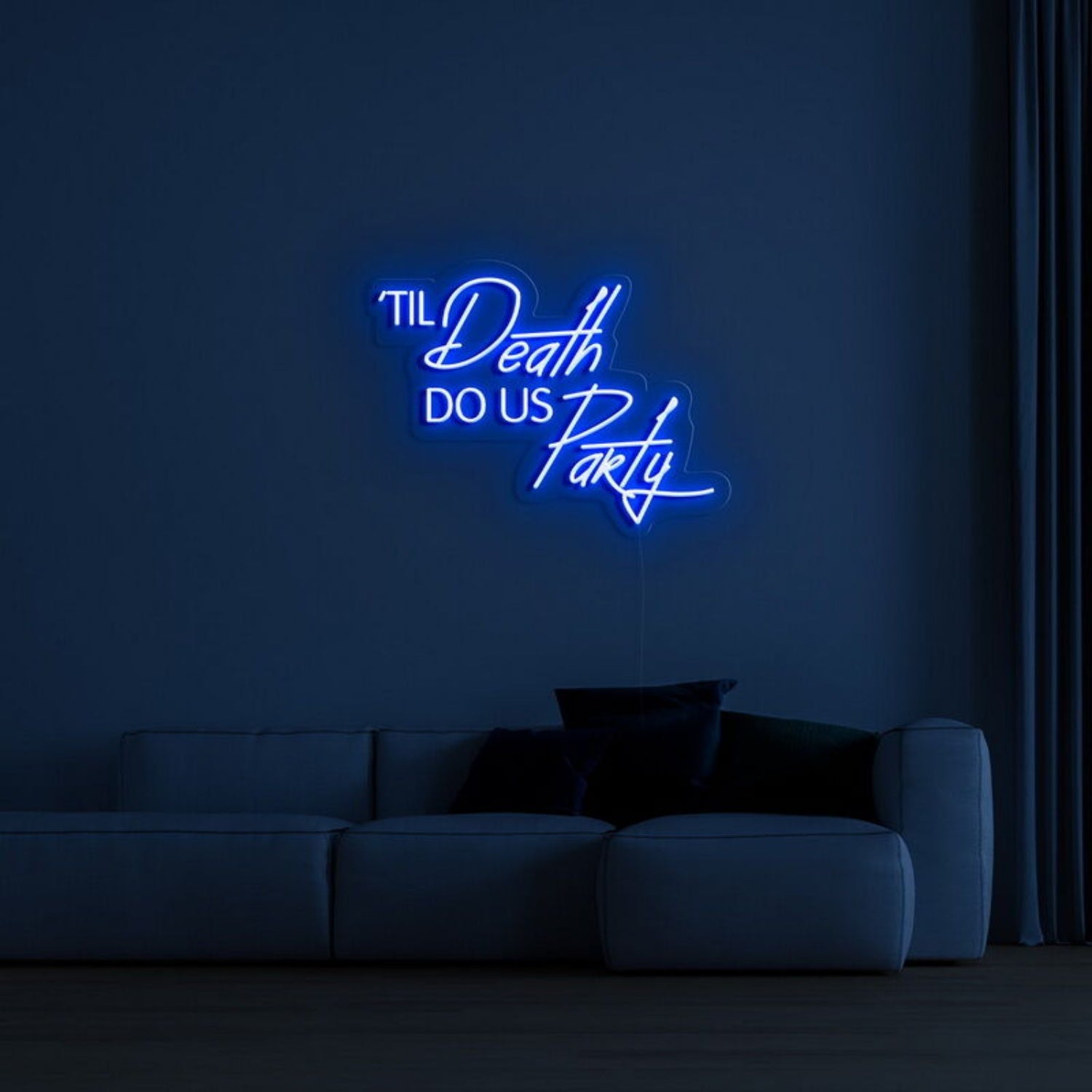 Till Death Do Us Party Neon Sign For Fun And Celebratory Spaces | Shineneon