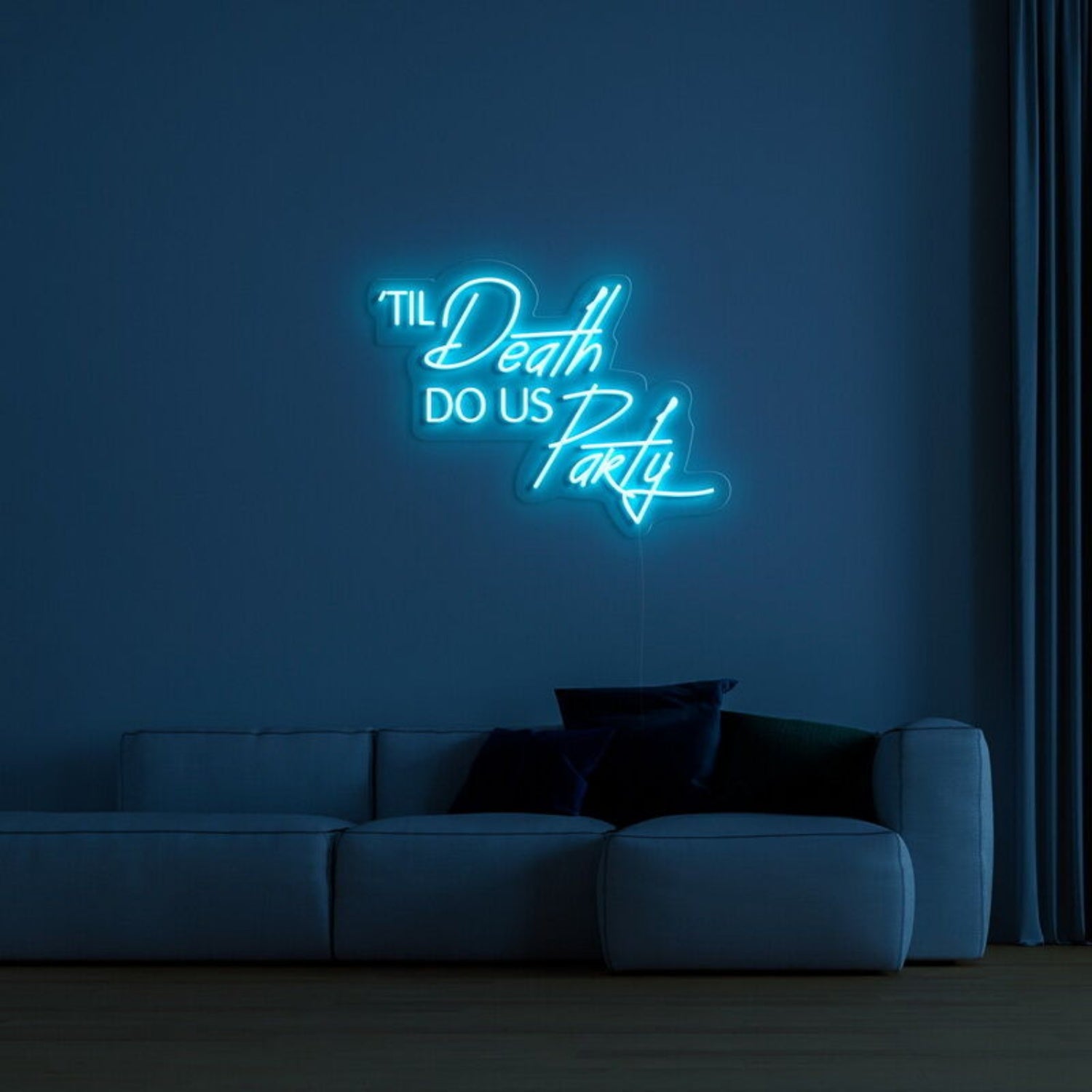 Till Death Do Us Party Neon Sign For Fun And Celebratory Spaces | Shineneon