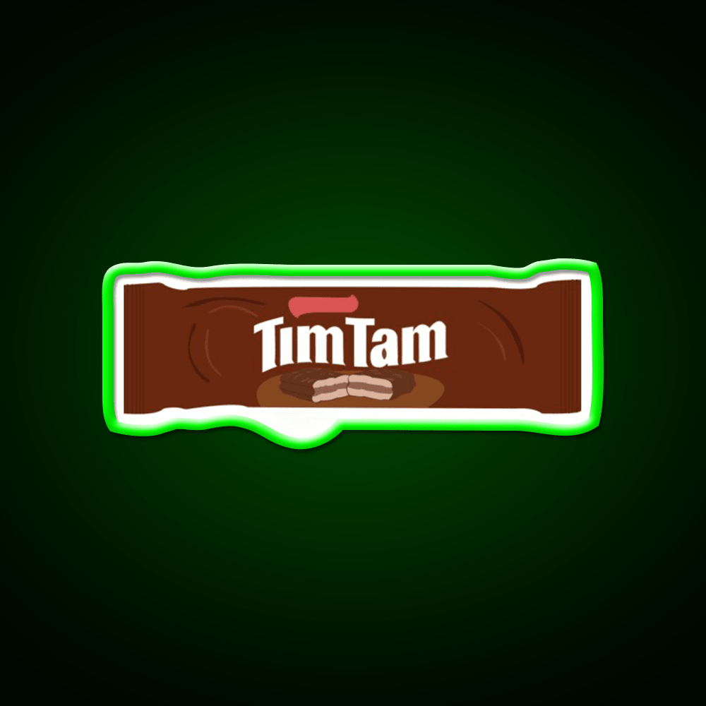 Tim Tam Snack Food Led Neon Sign Rgb Color - Shineneon