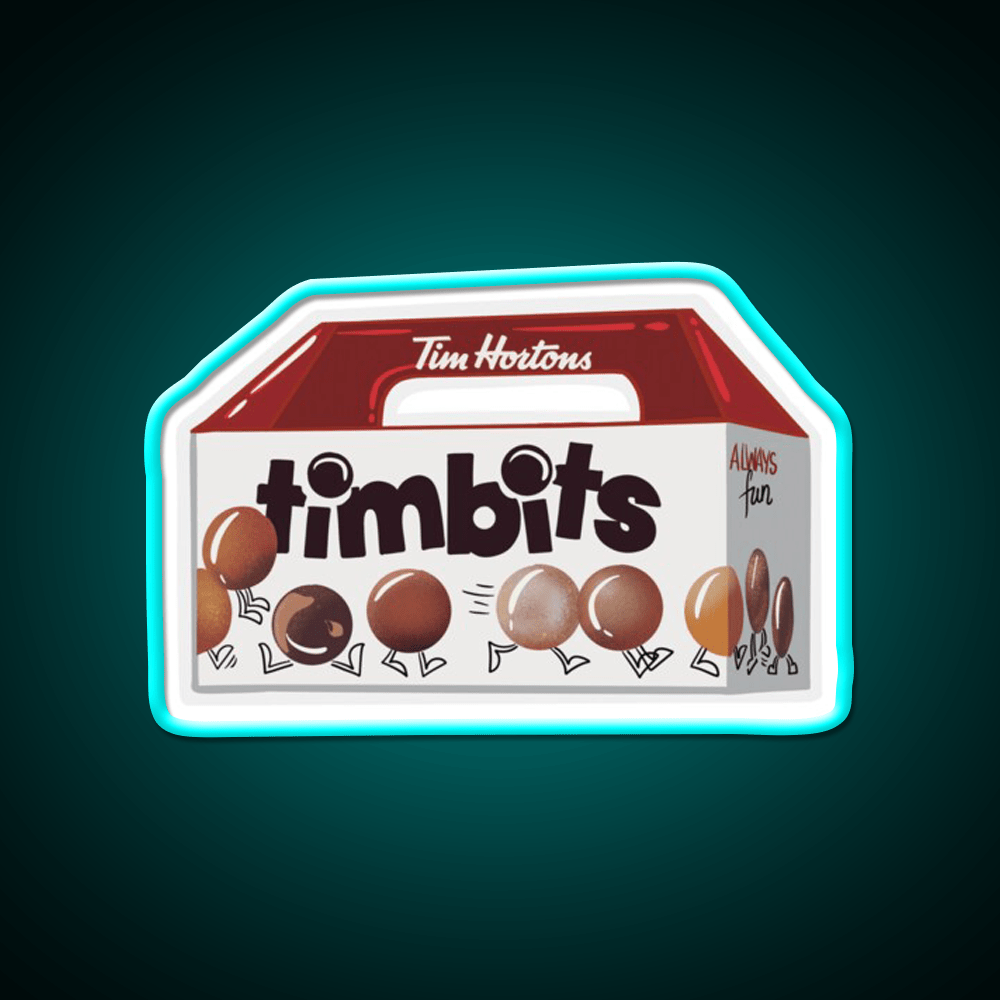 Timbits Tim Hortons Snack Food Led Neon Sign Rgb Color - Shineneon