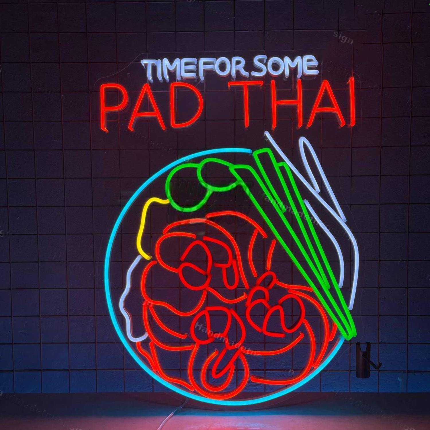 Time For Some Pad Thai Led Neon Sign Led Decor | Shineneon