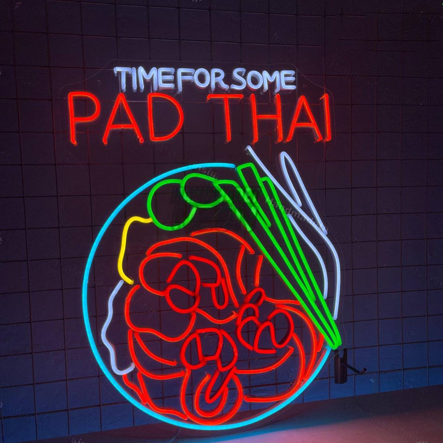Time For Some Pad Thai Led Neon Sign Led Decor | Shineneon