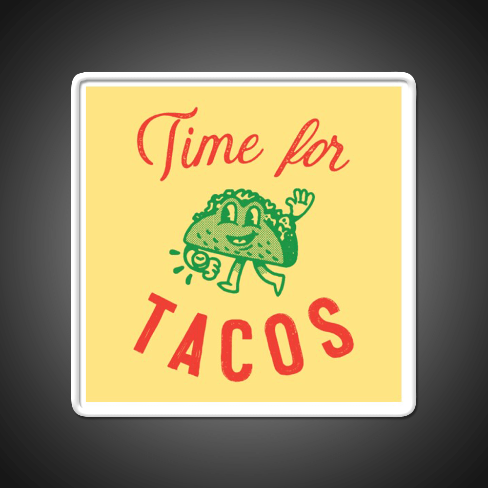 Time For Taco Led Neon Sign Mexican Food Sign Rgb Color - Shineneon