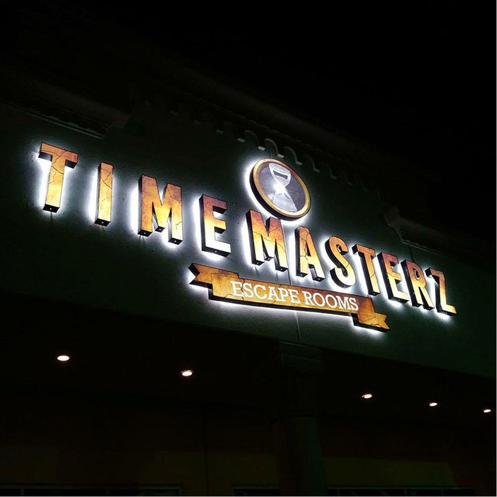 Time Masterz 3D Frontlit And Backlit Channel Letter Led Light Sign