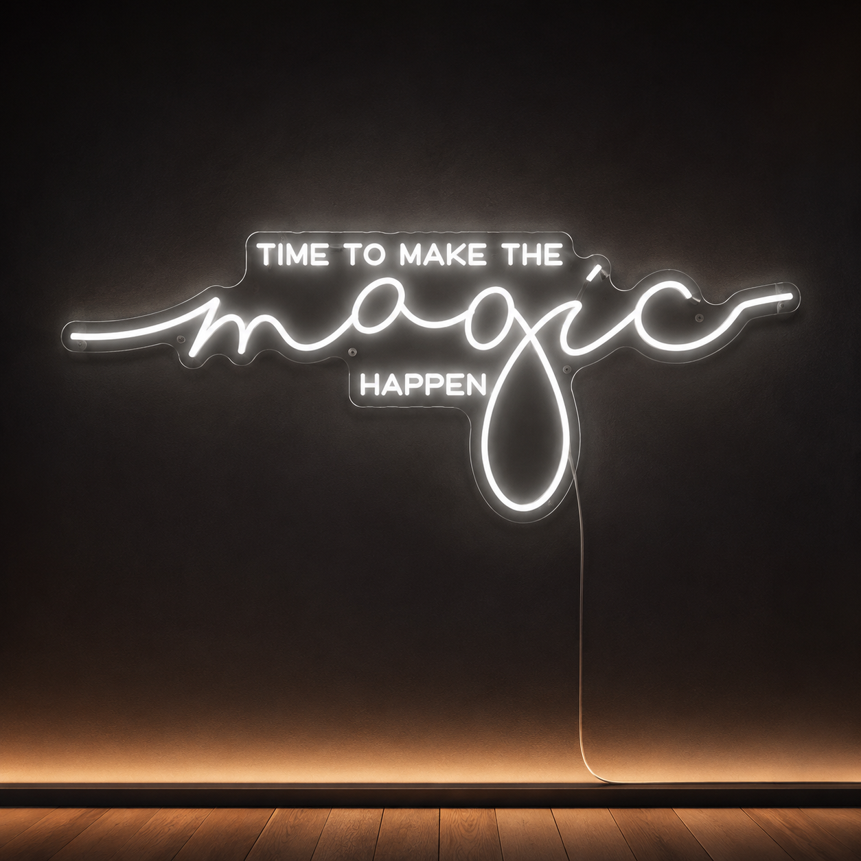 Time To Make The Magic Happen LED Neon Sign - 01 Original Product Image