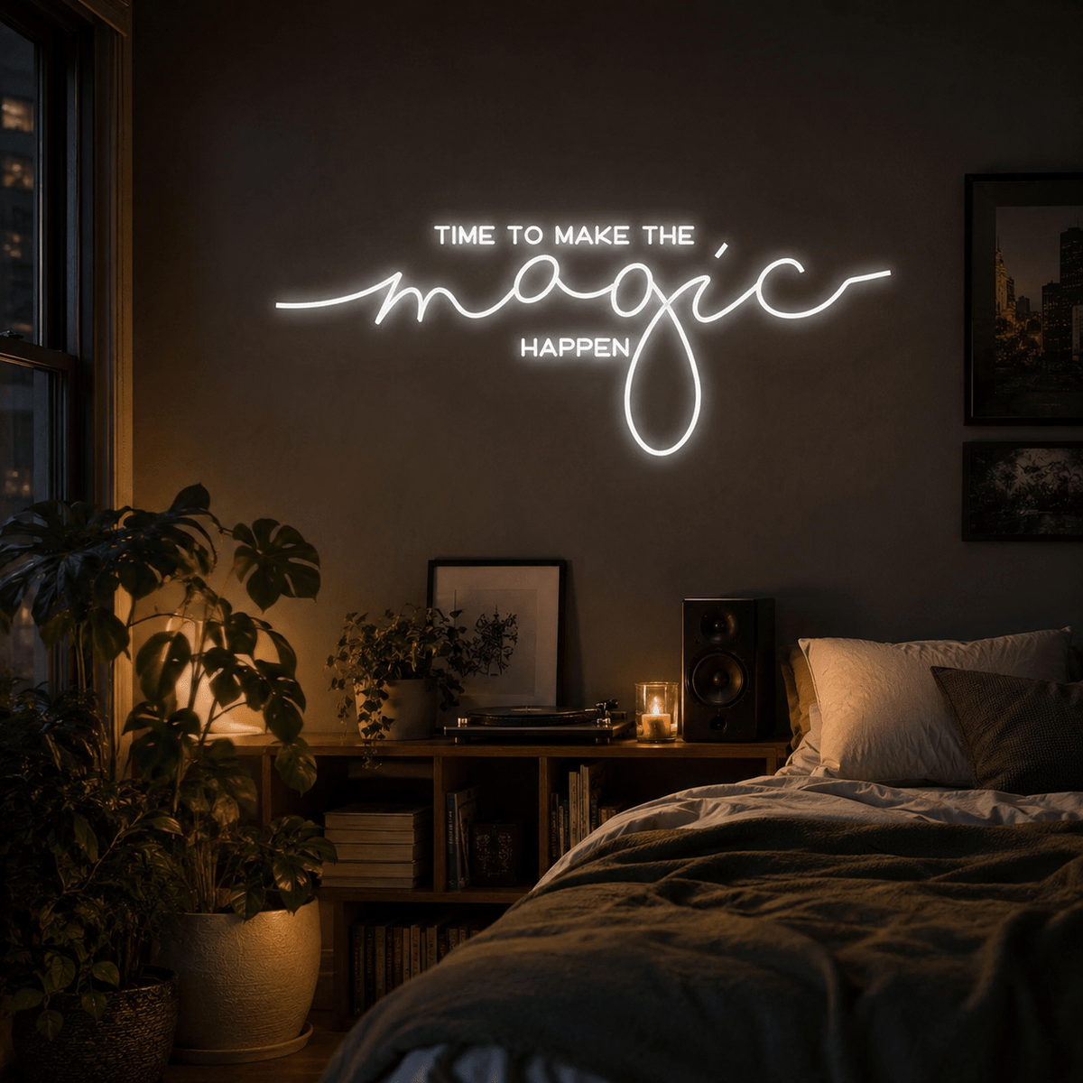Time To Make The Magic Happen LED Neon Sign - Shineneon