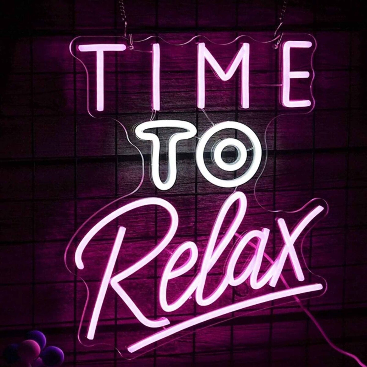 Time To Relax Bedroom Deco Led Neon Sign - Shineneon
