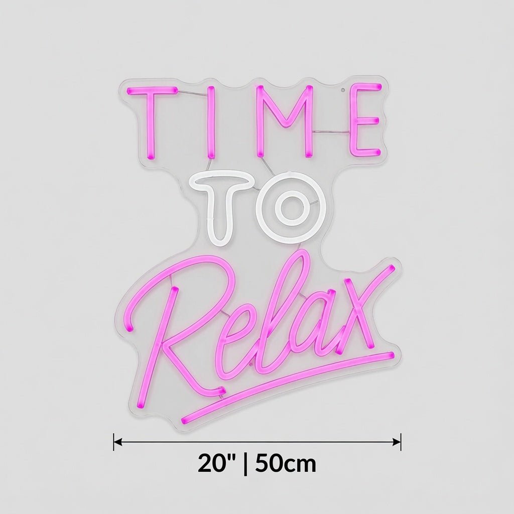 Time To Relax Wall Decor LED Neon Sign - Shineneon