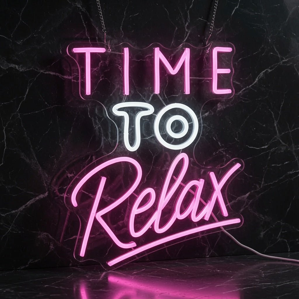 Time To Relax Wall Decor LED Neon Sign - Shineneon
