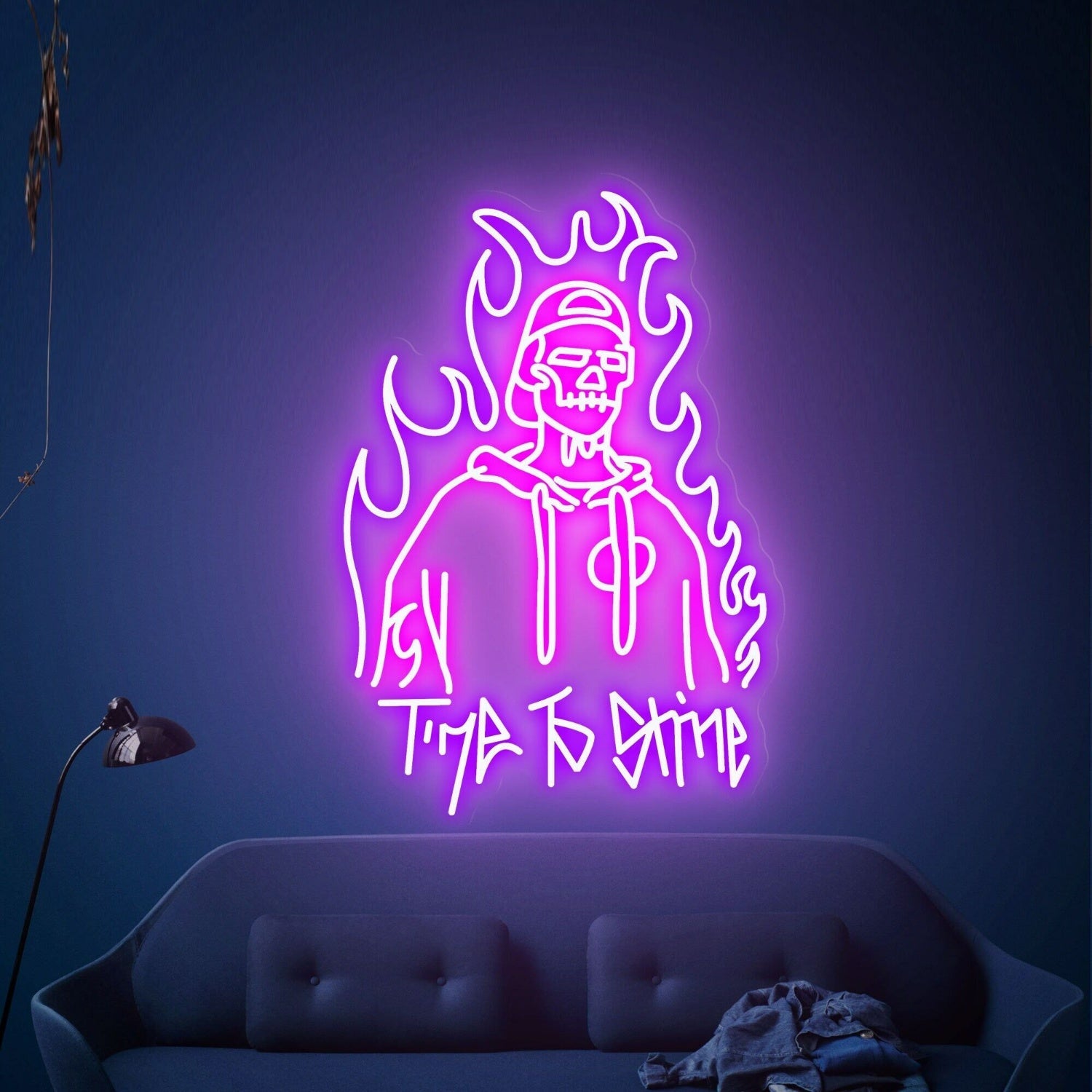 Time To Shine Led Neon Sign Game Room Bars Stores - Shineneon