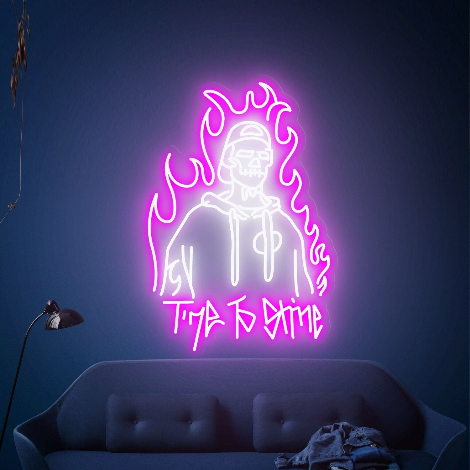 Time To Shine Led Neon Sign Game Room Bars Stores - Shineneon
