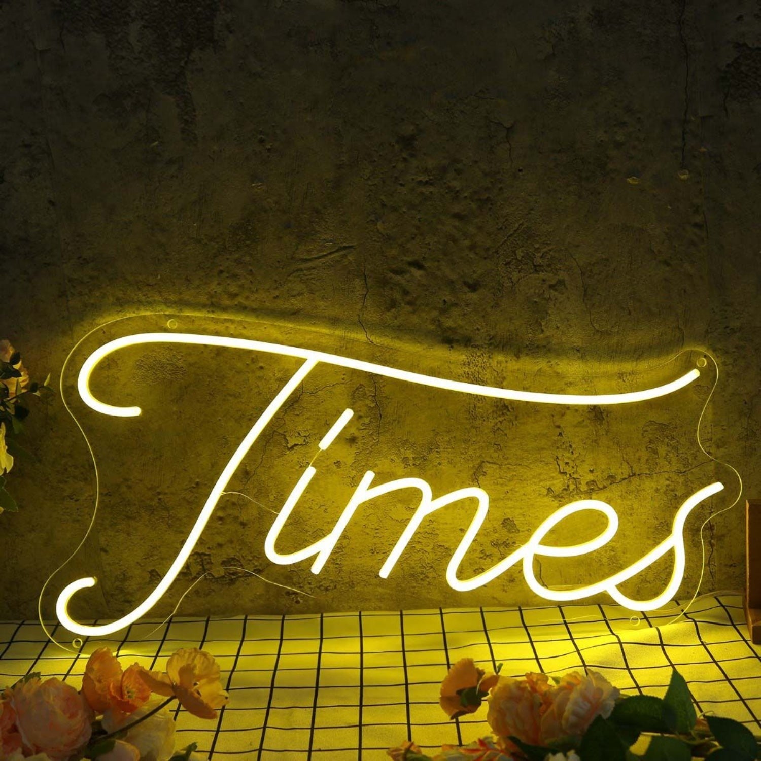 Times Yellow Led Neon Sign - Shineneon