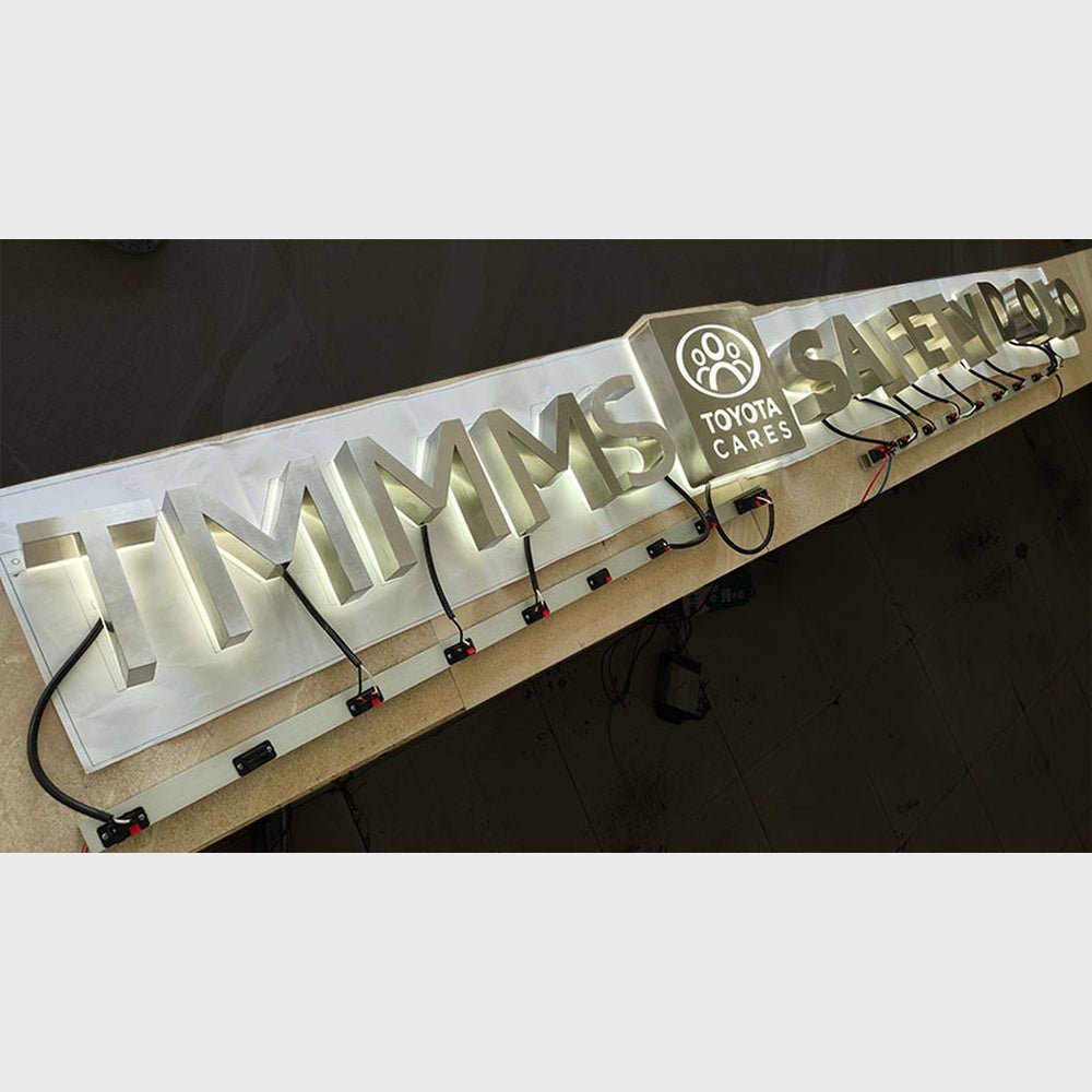Timmms Safety Road 3D Backlit Channel Letters Led Light Sign - Shineneon
