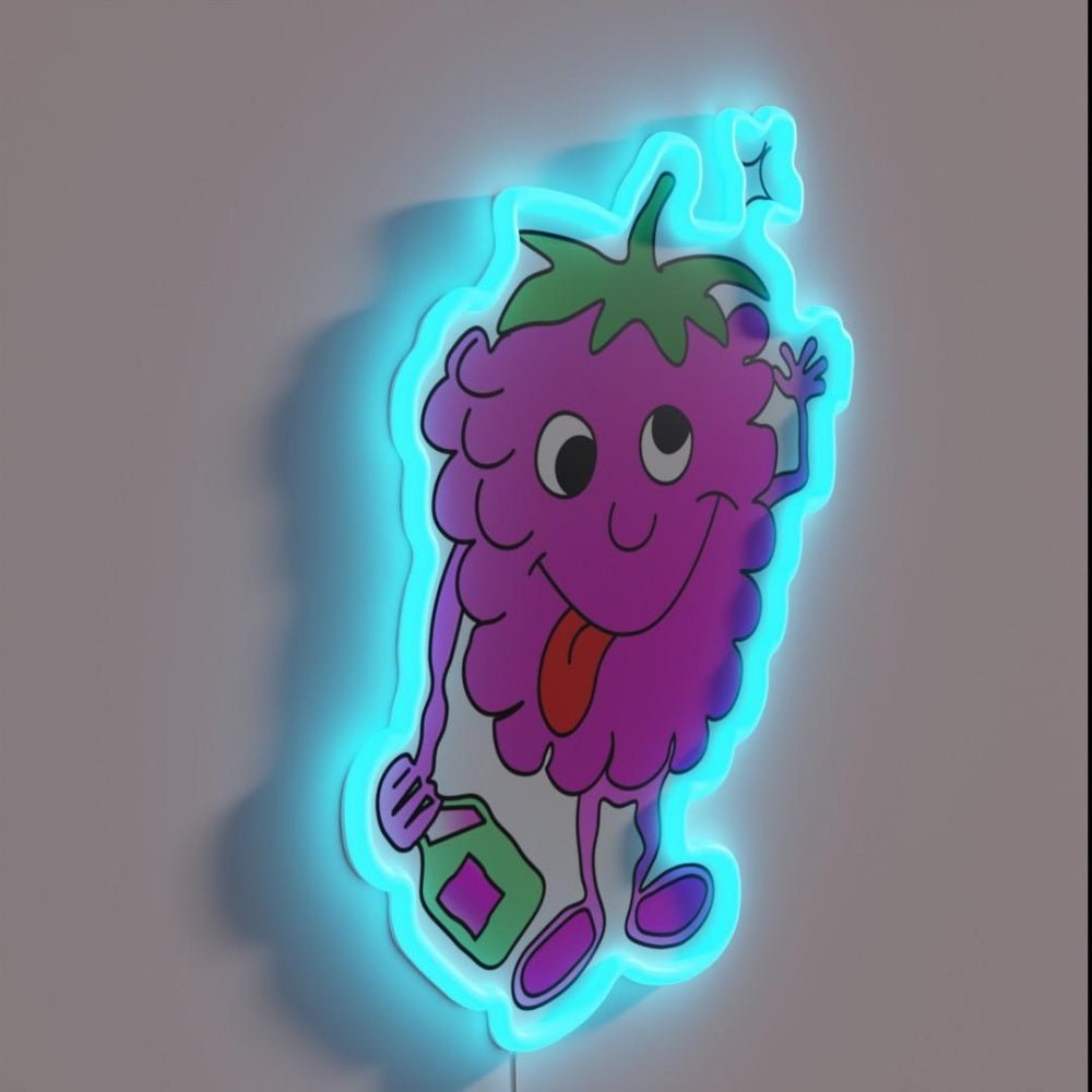 Tipsy Raspberry Rgb Led Neon Sign - Shineneon