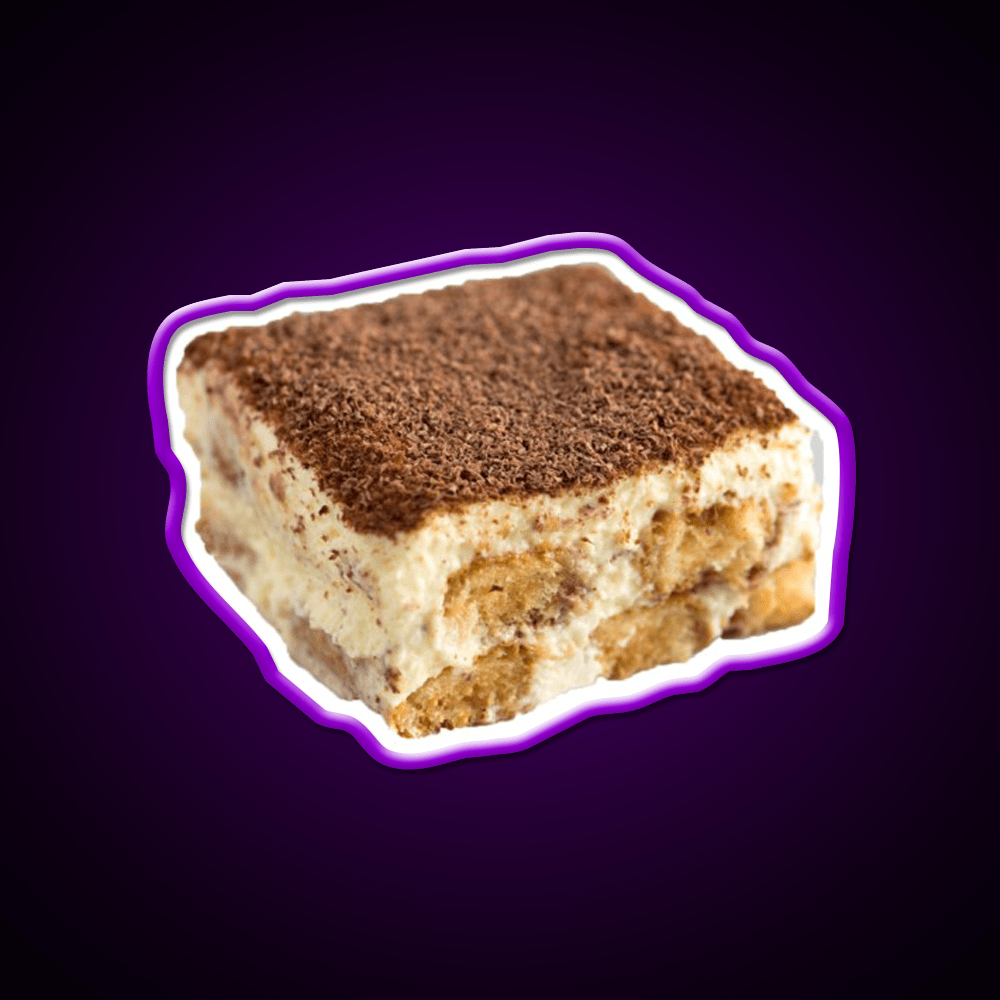 Tiramisu Snack Food Led Neon Sign Rgb Color - Shineneon