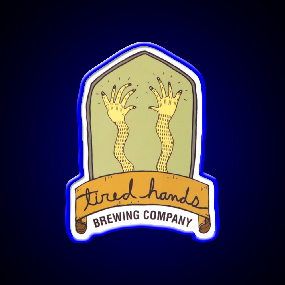 Tired Hands Brewing Company Beer Bar Decor Led Neon Sign Rgb Color - LED neon sign view 5