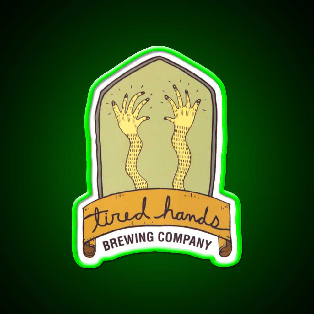 Tired Hands Brewing Company Beer Bar Decor Led Neon Sign Rgb Color - LED neon sign view 8