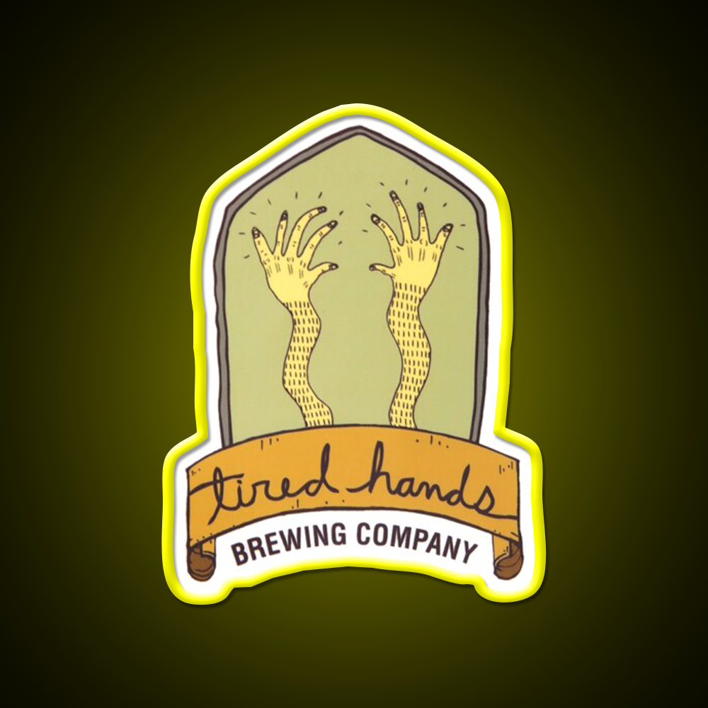 Tired Hands Brewing Company Beer Bar Decor Led Neon Sign Rgb Color - LED neon sign view 7