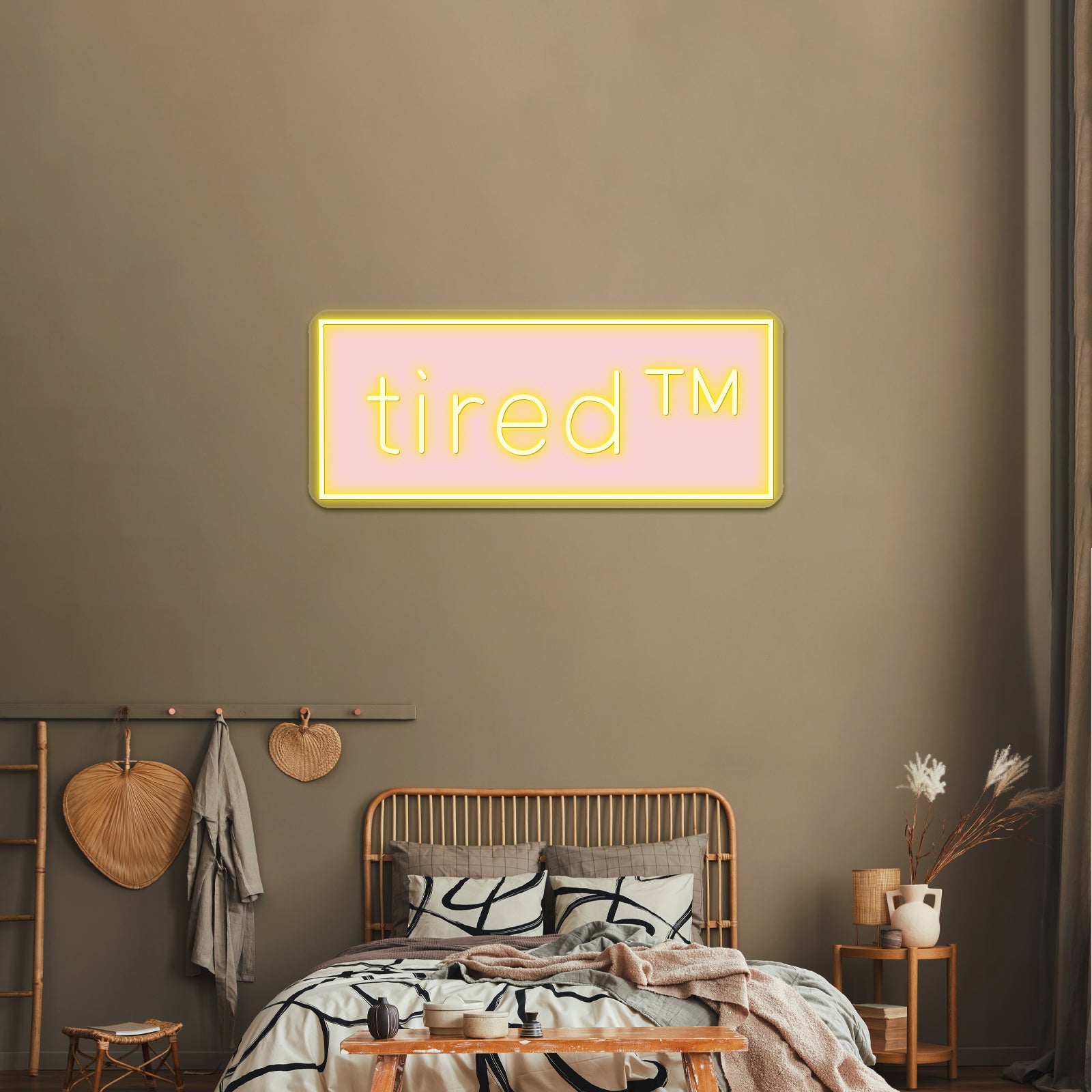 Tired Tm Artwork Personalized Neon Signs | Shineneon