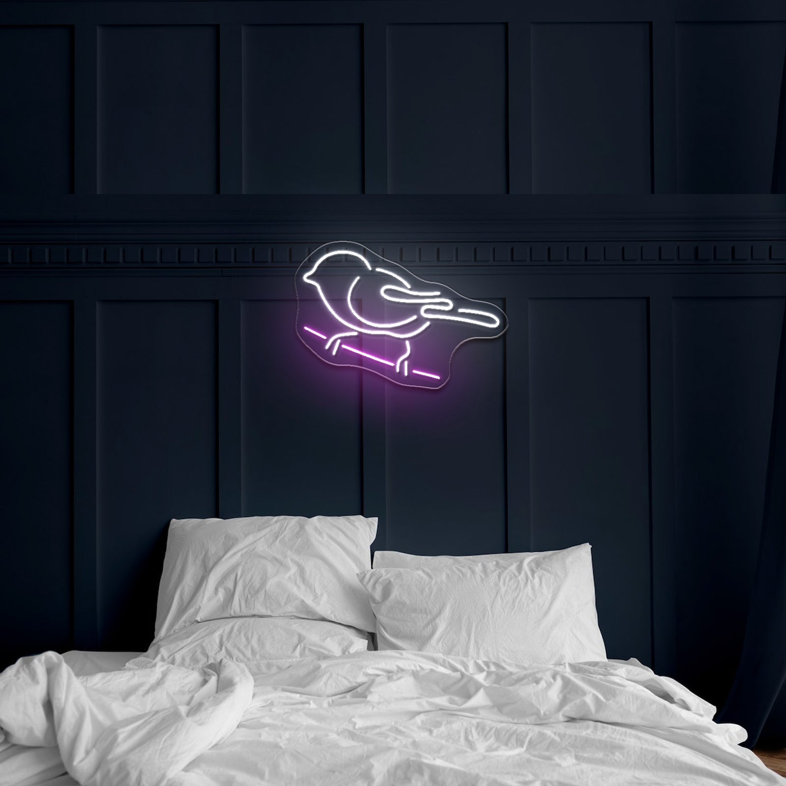 Tit Bird Neon Sign Small Bird Wall Decor Neon Led Lights - Shineneon