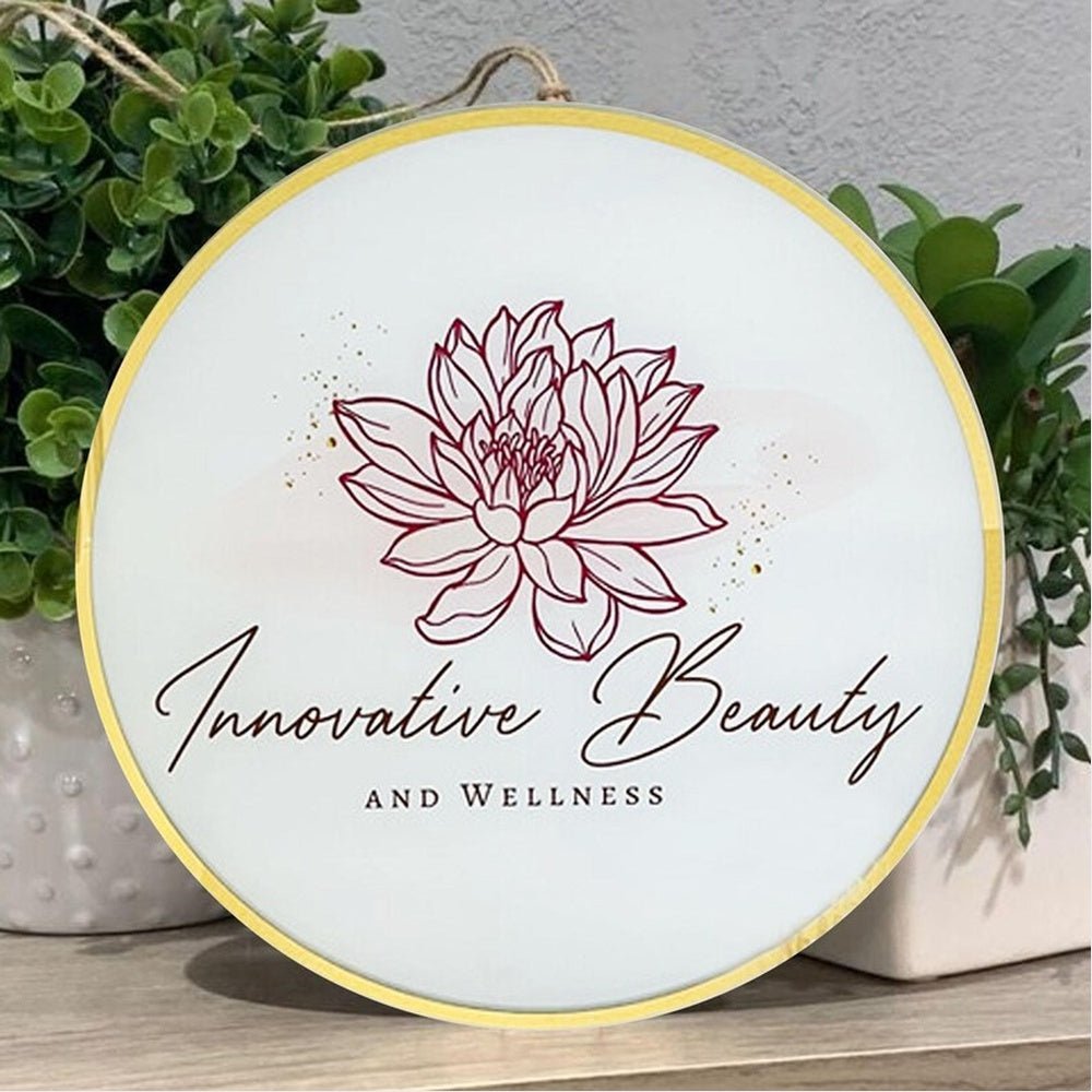 Tnnovative Beatuy And Wellness Acrylic Business Logo Sign - Shineneon