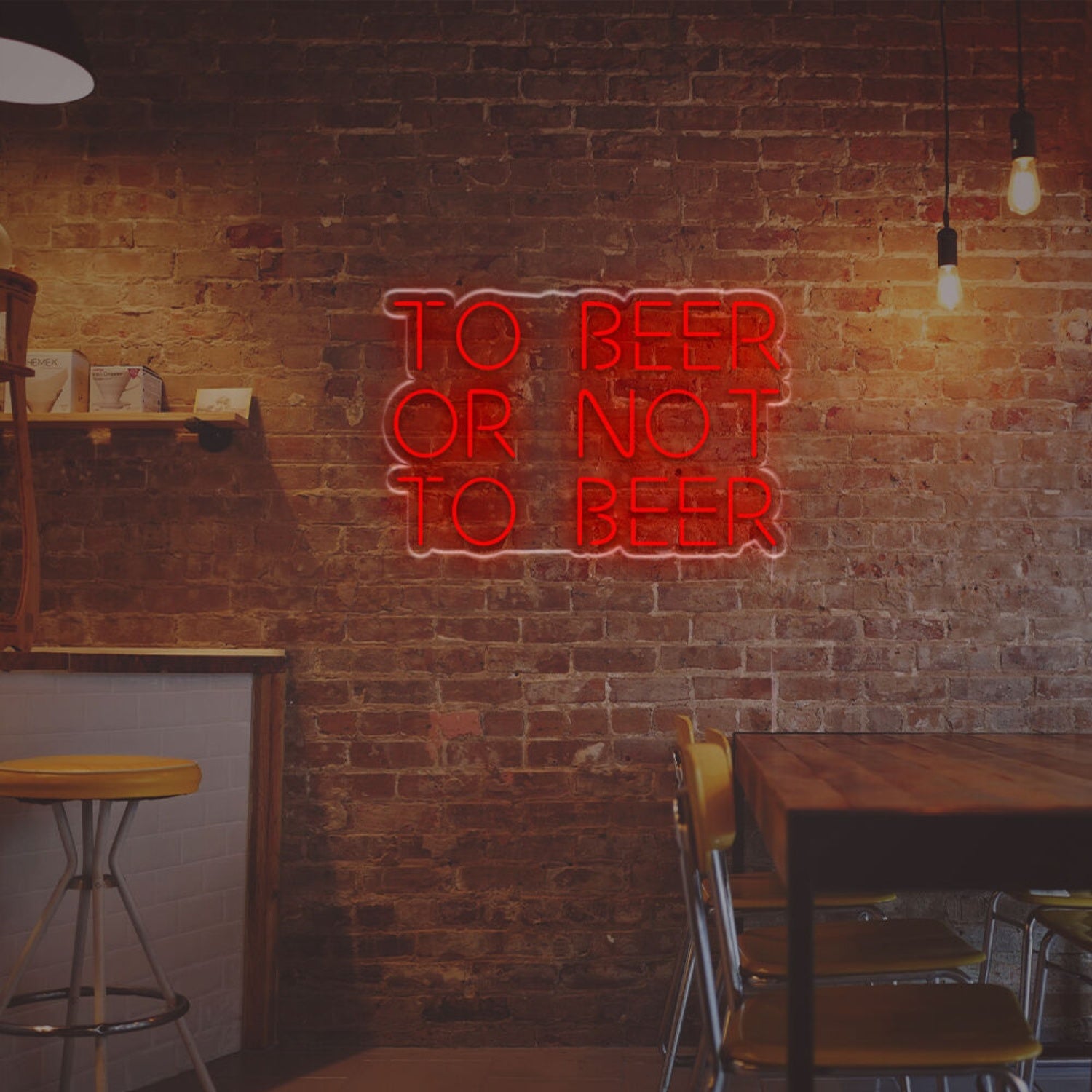 To Beer Or Not To Beer Led Neon Sign | Shineneon