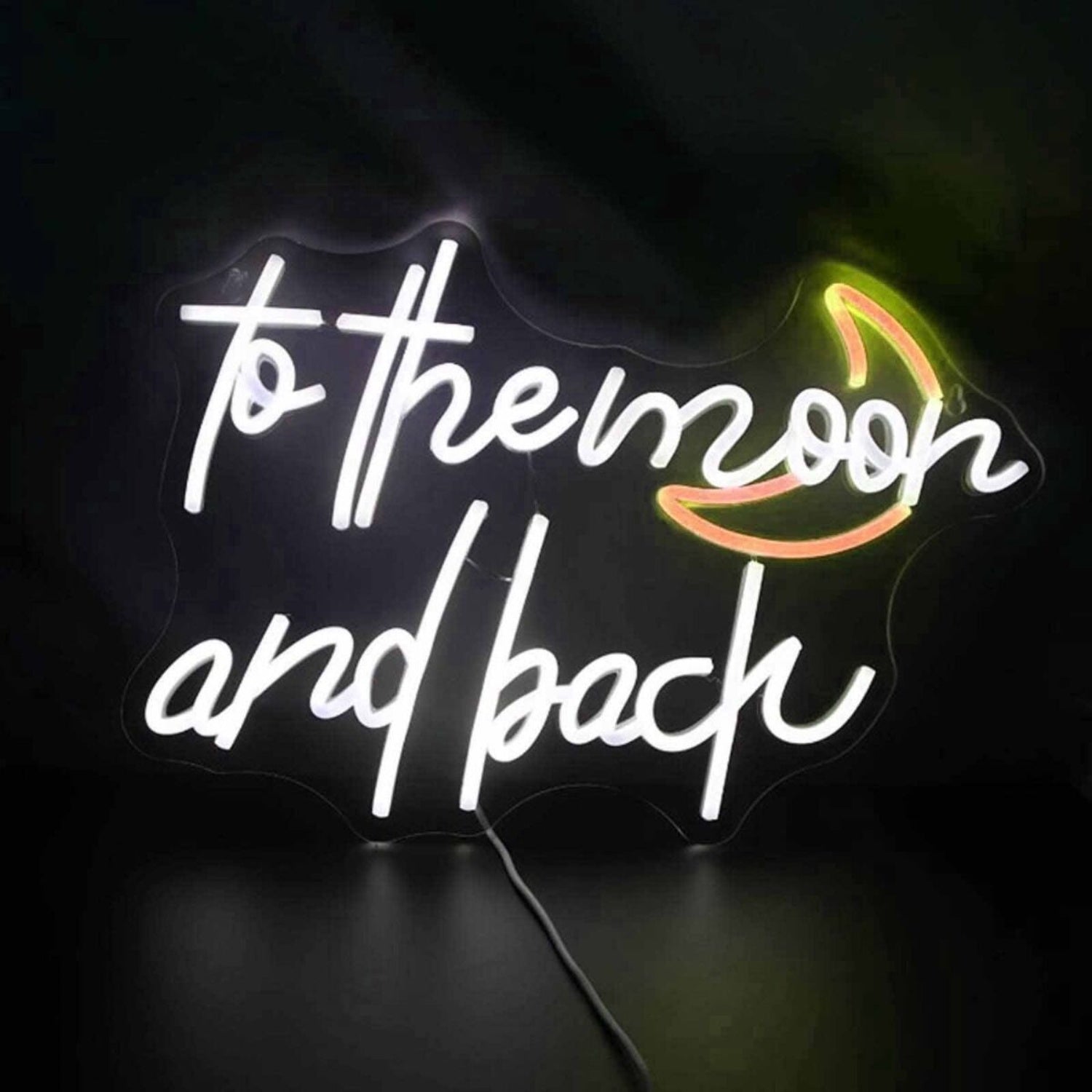 To The Moon And Back Led Neon Sign | Shineneon