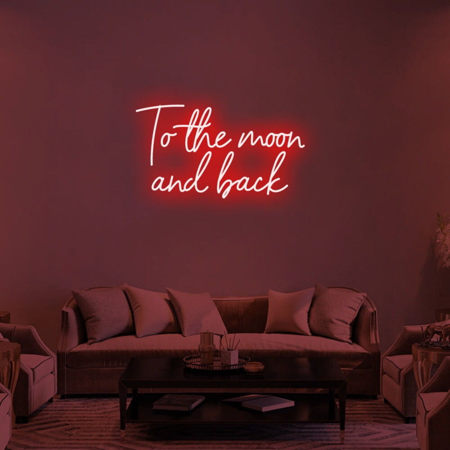 To The Moon And Back Led Neon Sign For Romantic | Shineneon