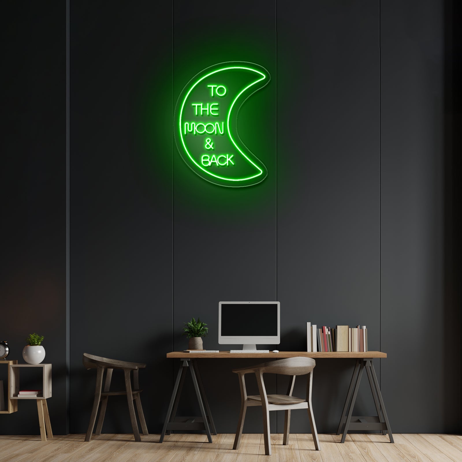 To The Moon And Back Neon Sign Led Wedding Signs - Shineneon