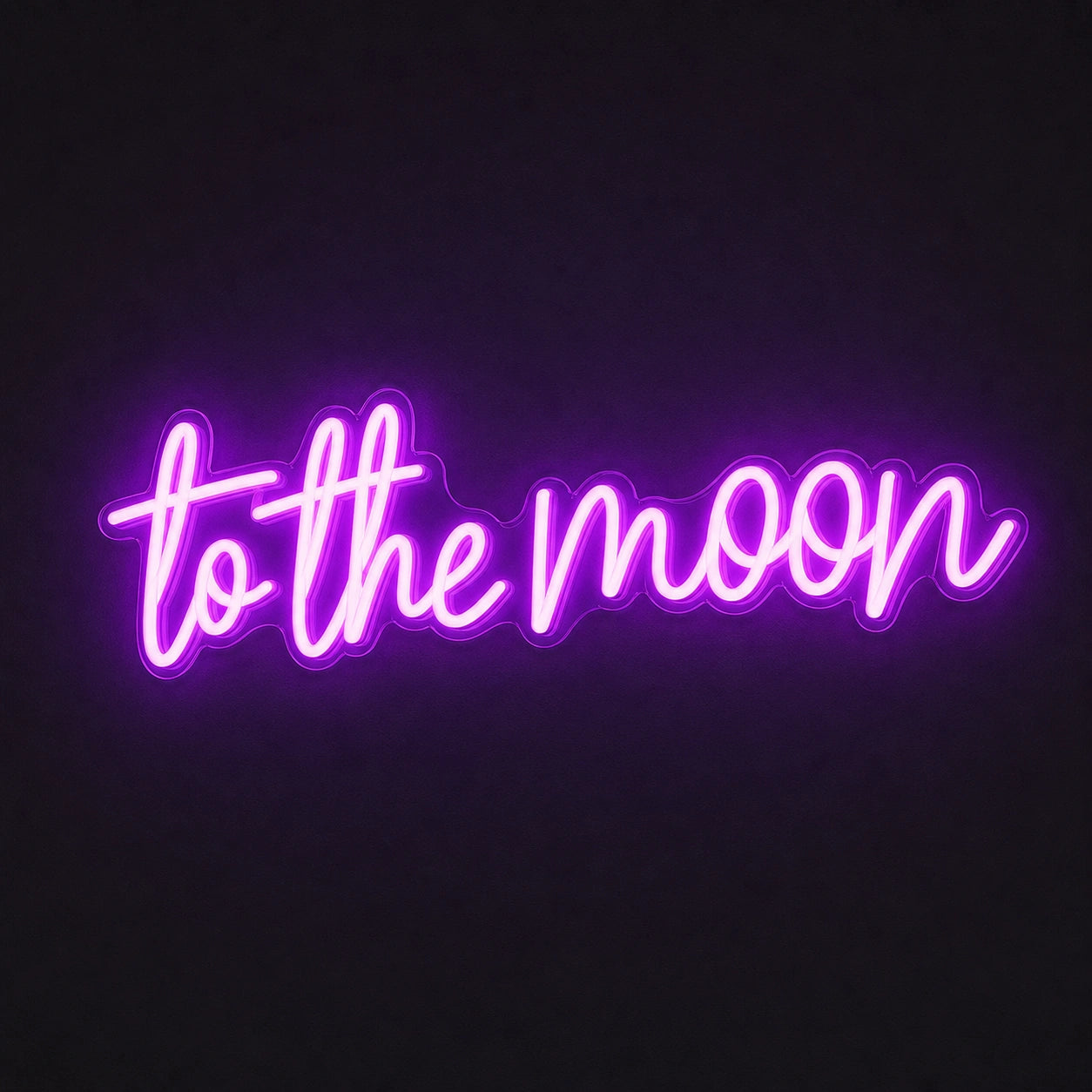 To The Moon LED Neon Sign Garage Man Cave Neon Sign main product image