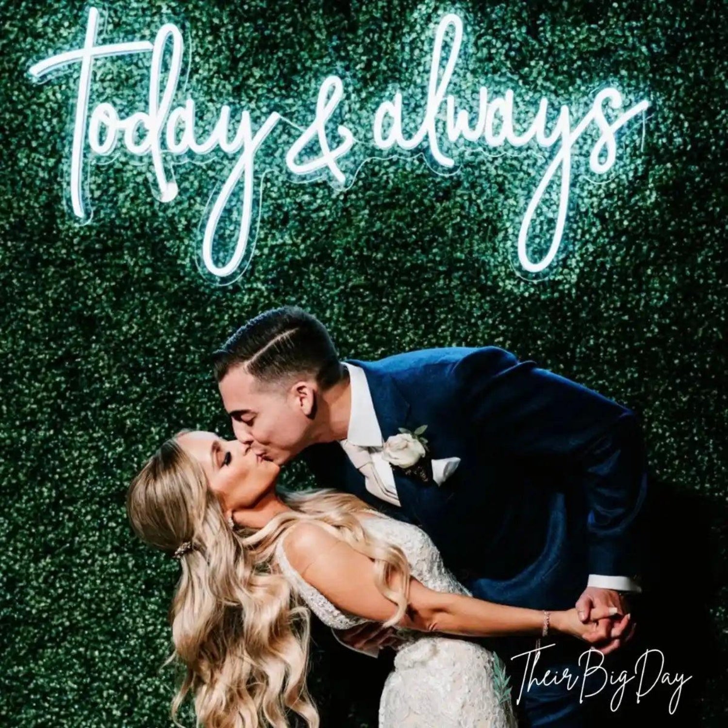 Today And Always White Led Neon Sign Wedding Decor | Shineneon