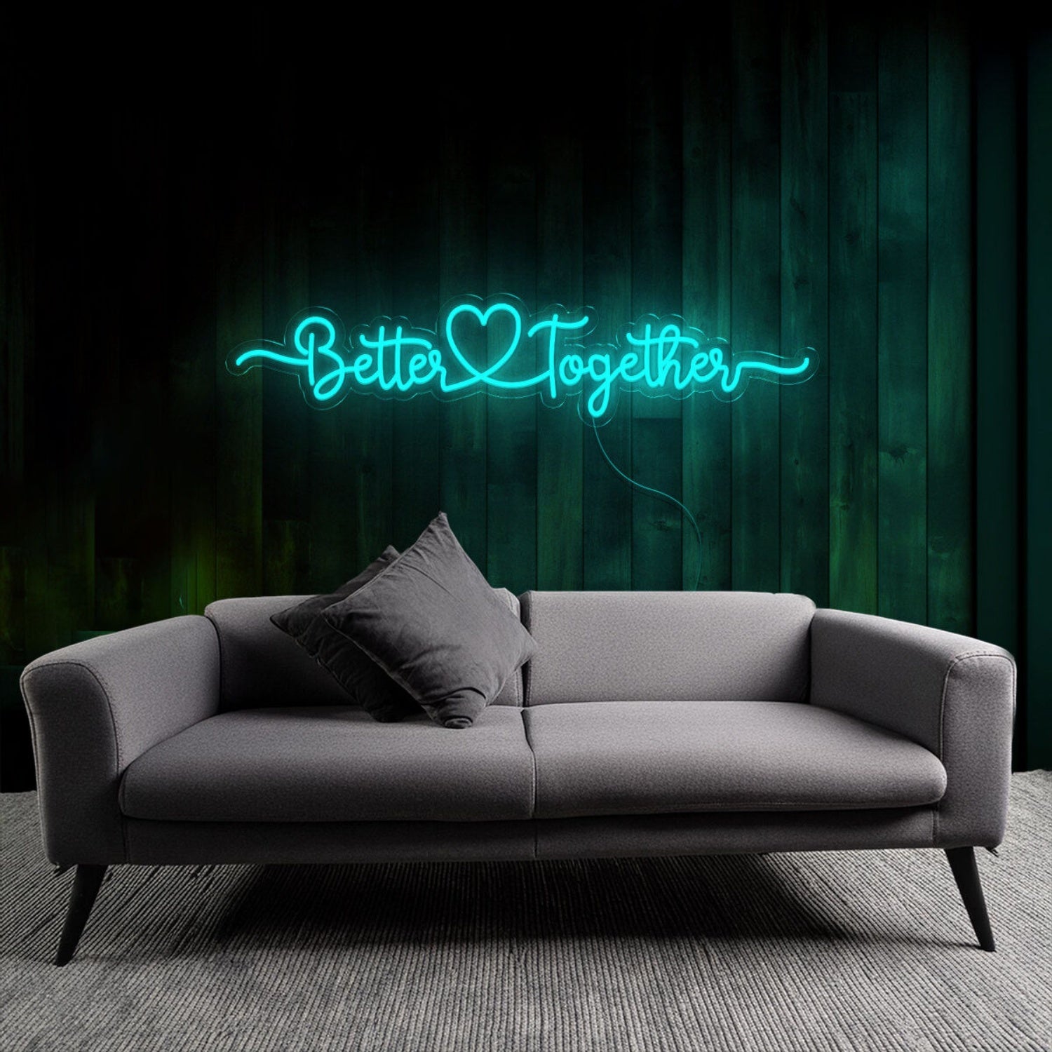 Together Better Together Wedding Quotes Led Neon Sign | Shineneon