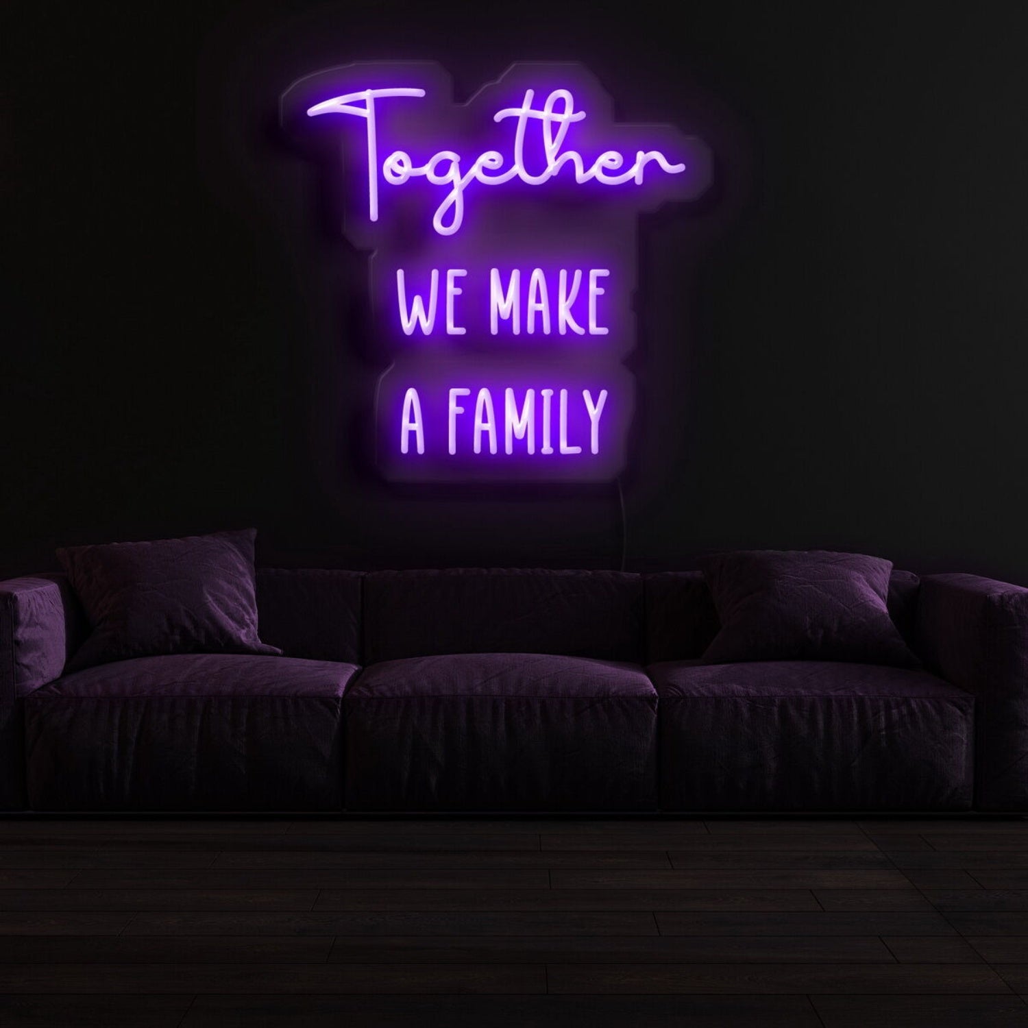 Together We Make A Family Led Neon Sign - Shineneon
