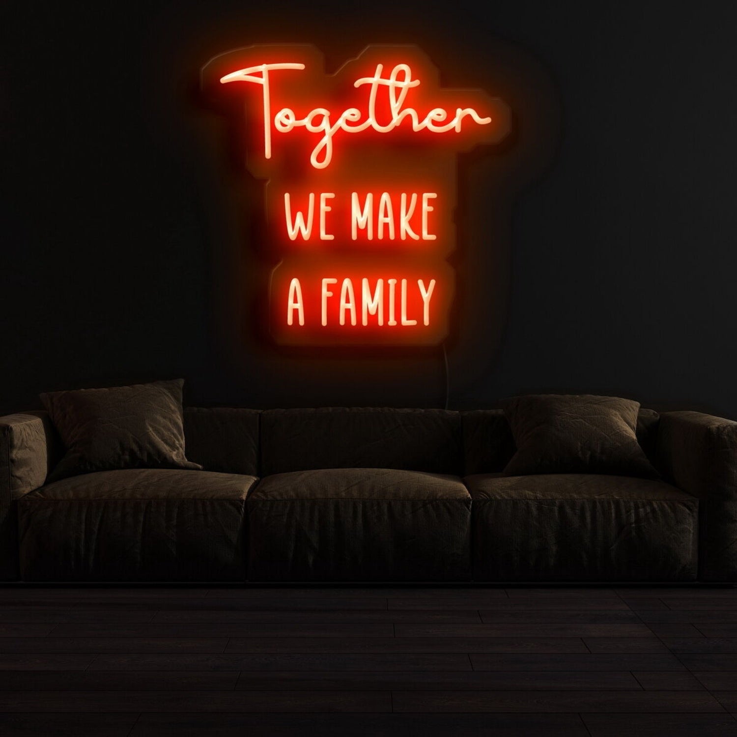 Together We Make A Family Led Neon Sign - Shineneon