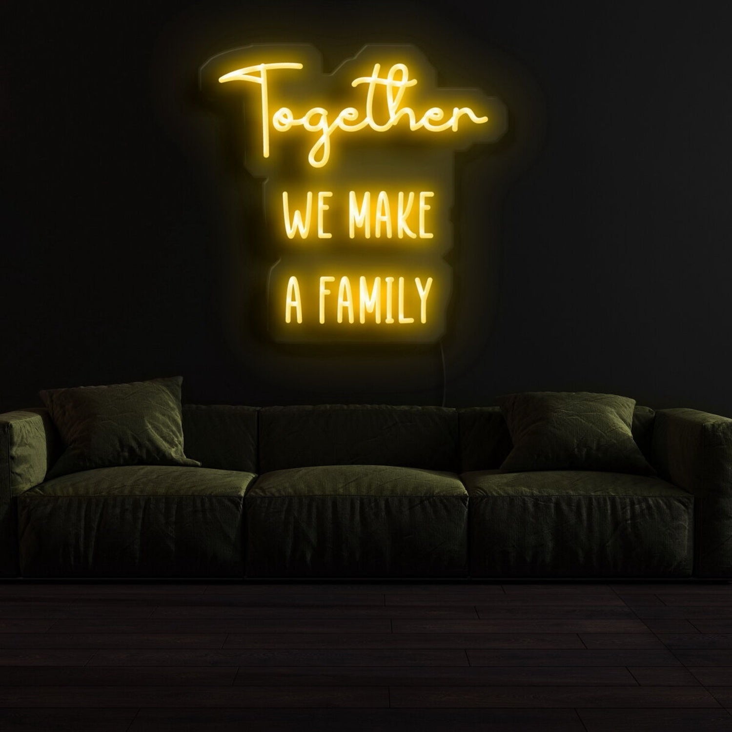 Together We Make A Family Led Neon Sign - Shineneon