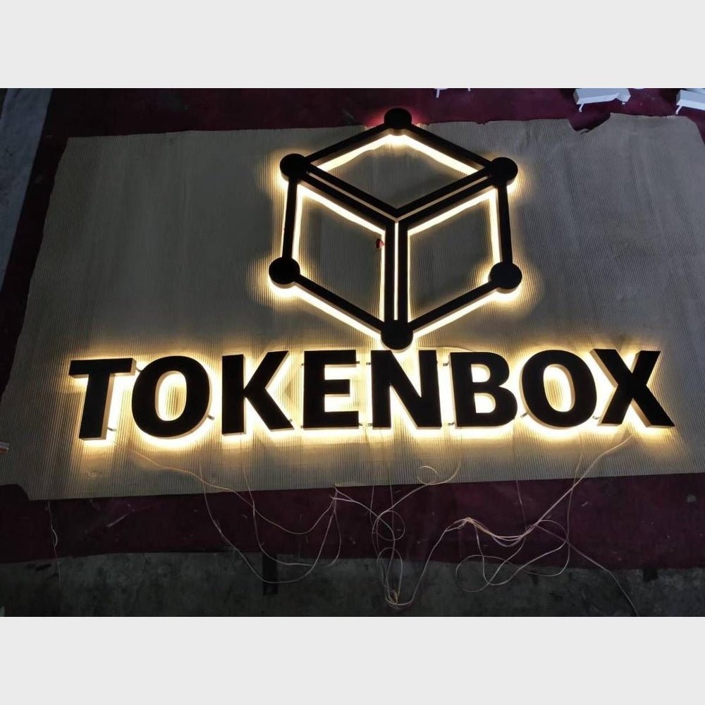 Tokenbox 3D Backlit Channel Letters Led Light Sign - Shineneon