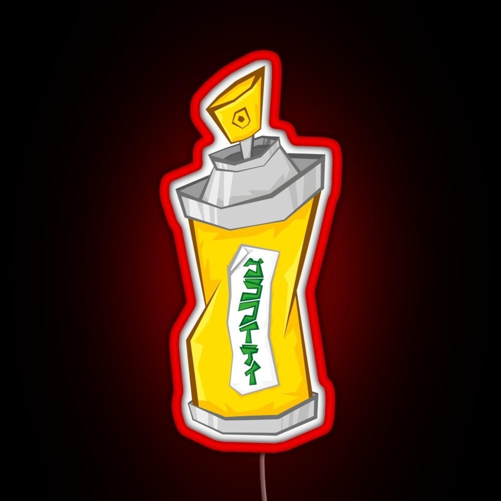 Tokyo To Spray Can Katakana Rgb Led Neon Sign Pop Wall Art - Shineneon