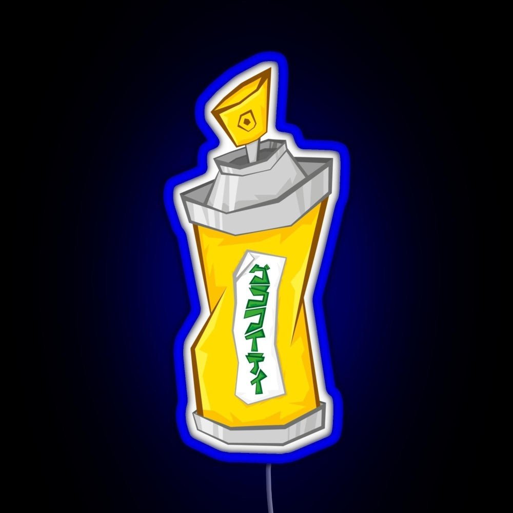 Tokyo To Spray Can Katakana Rgb Led Neon Sign Pop Wall Art - Shineneon