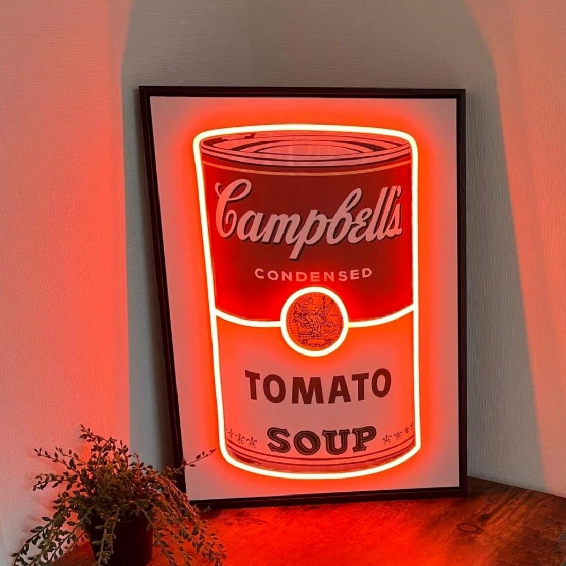 Tomato Soup Neon Art Frame Led Sign Business Neon Sign