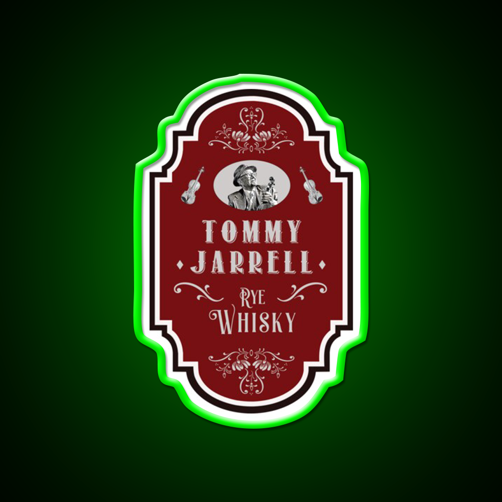 Tommy Jarrell Whiskey Drink Bar Led Neon Sign Rgb Color