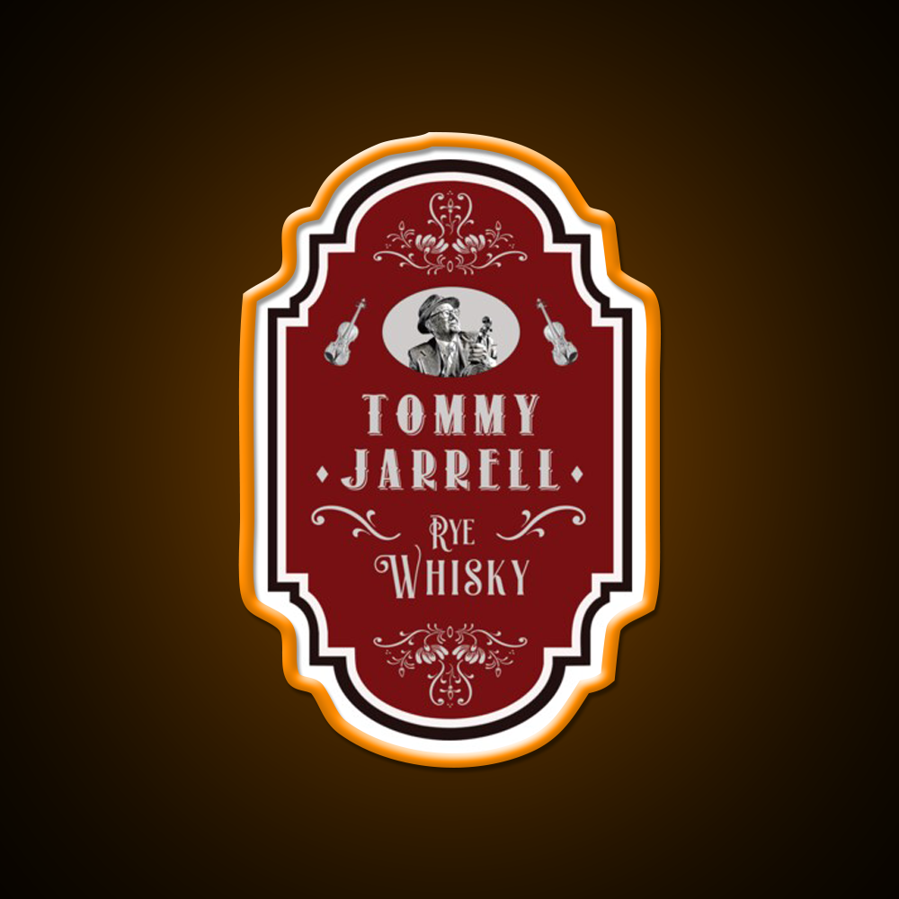 Tommy Jarrell Whiskey Drink Bar Led Neon Sign Rgb Color